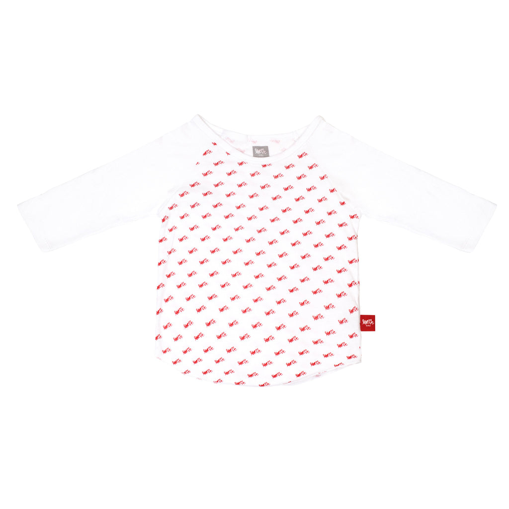 Red Repeat Baseball Shirt