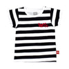 Block Stripe Crew Tee