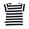 Block Stripe Crew Tee