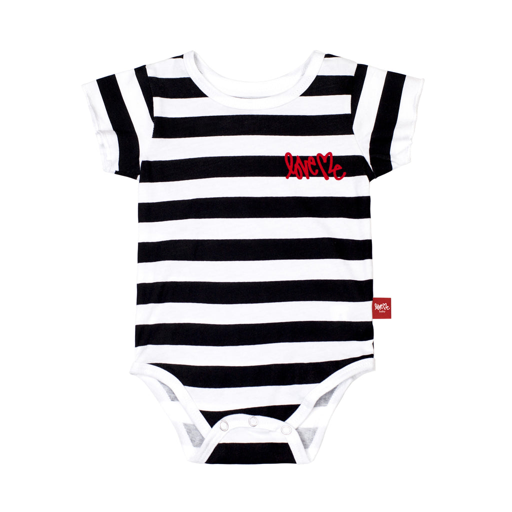 Block Stripe Onesie