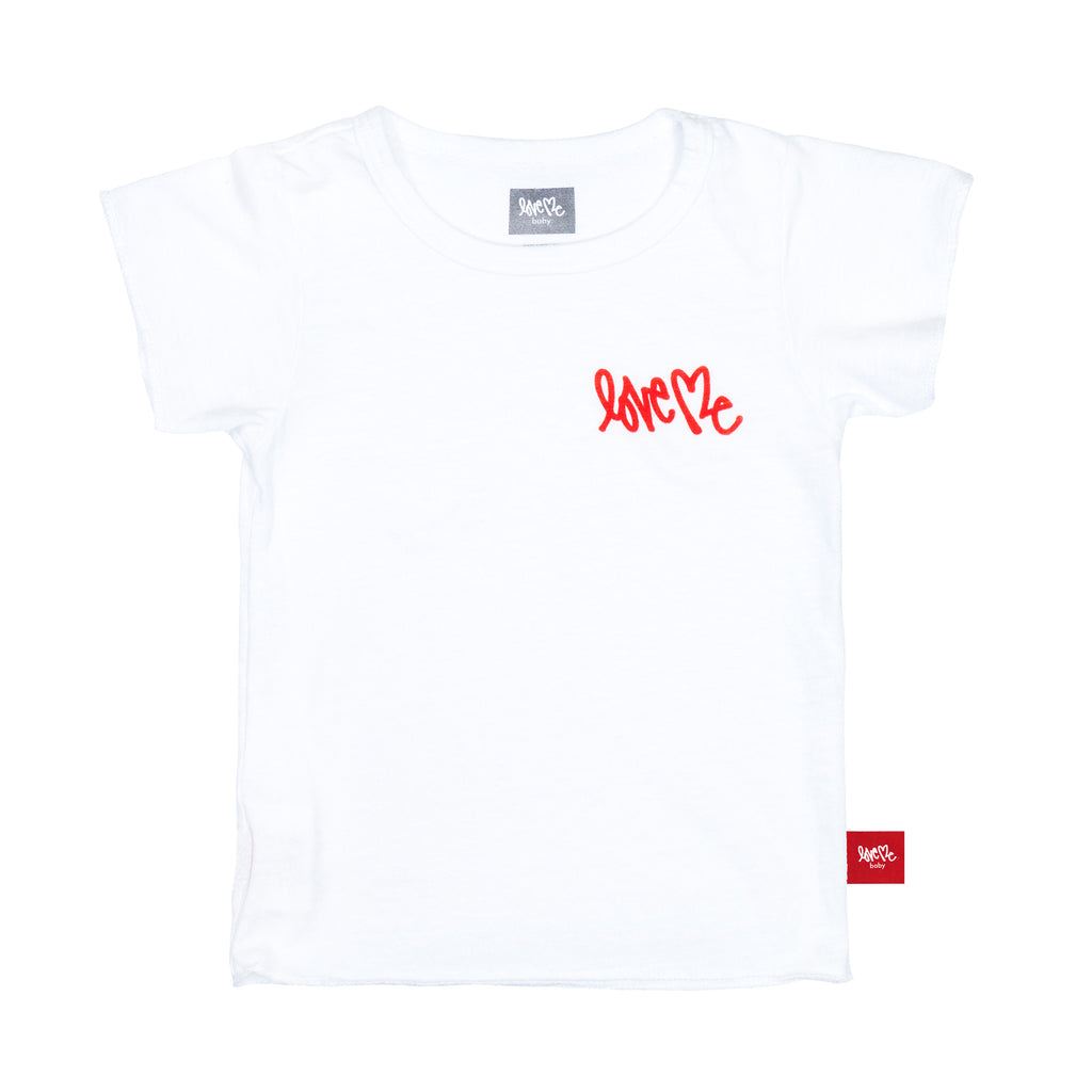Classic Red Logo Crew Tee
