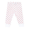 Red Repeat Leggings