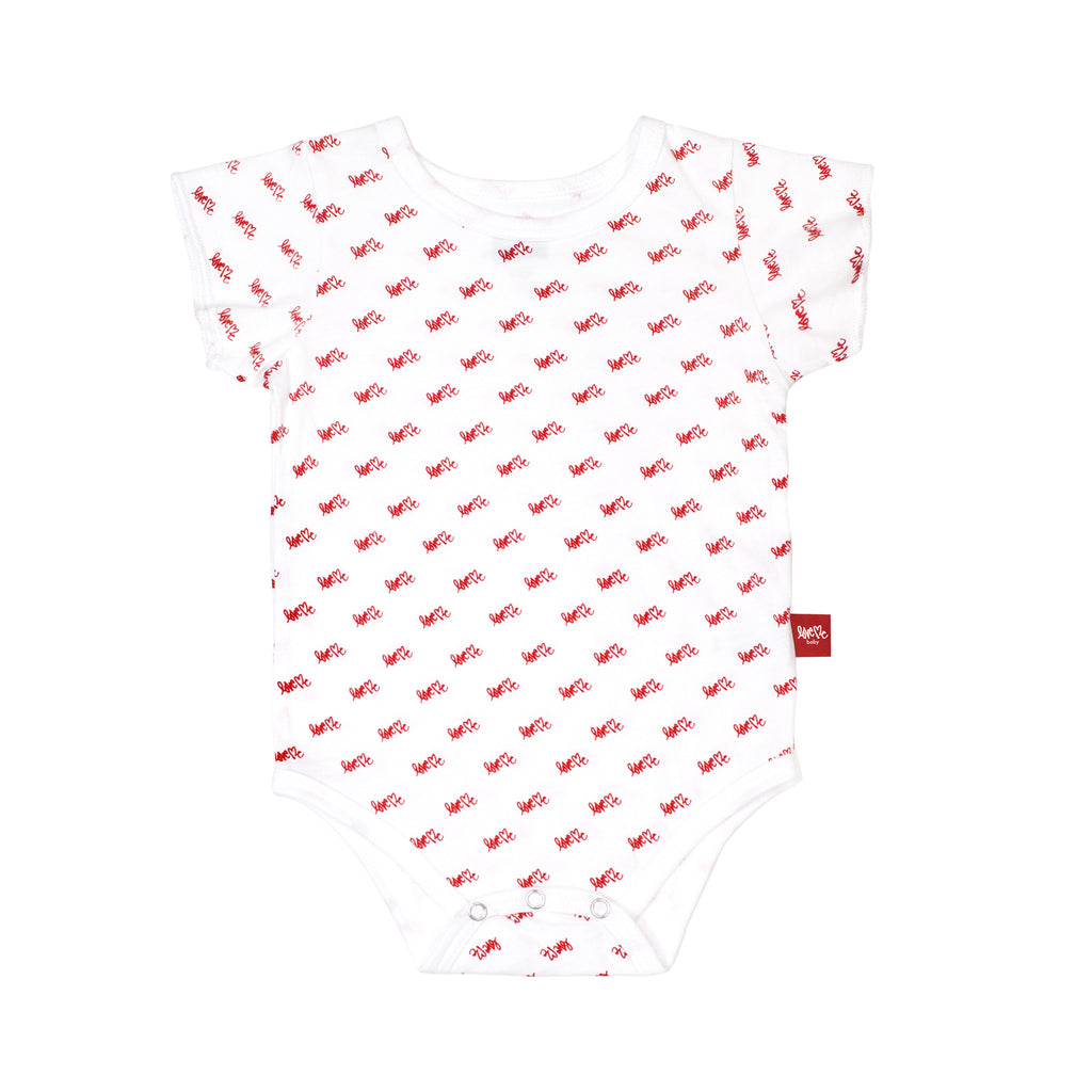 Red Repeat Onesie