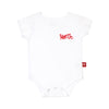 Basic Red Logo Onesie